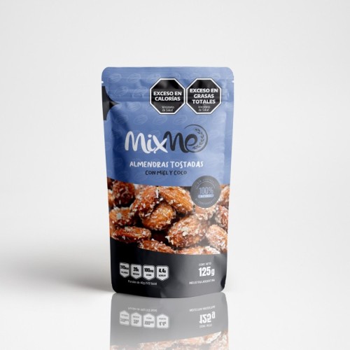 Almendras tostadas con miel y coco 125g Doypack